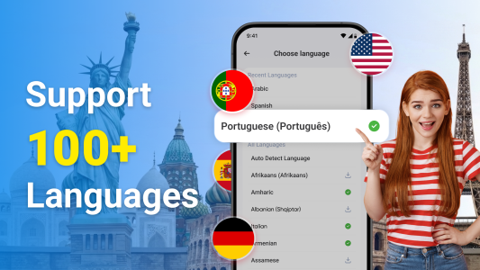اسکرین شات 1 برنامه Translate- Language Translator
