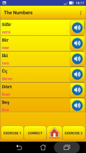 اسکرین شات 2 برنامه Learning Turkish language (les