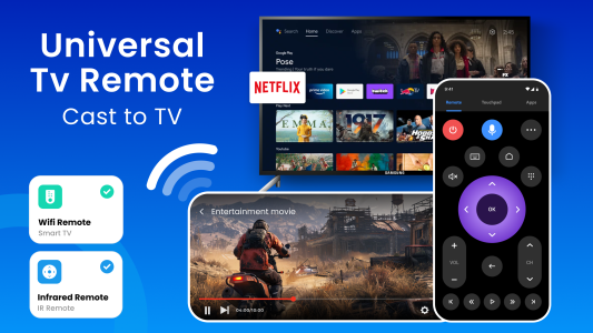 اسکرین شات 1 برنامه Universal TV Remote Control