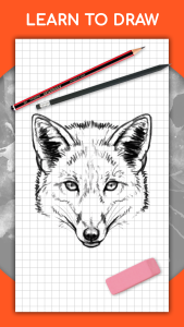 اسکرین شات 1 برنامه How to draw animals by steps