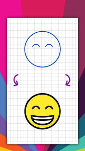 اسکرین شات 4 برنامه How to draw emoticons, emoji