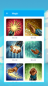 اسکرین شات 4 برنامه How to draw pixel art by steps