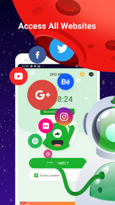 اسکرین شات 2 برنامه UFO VPN Basic: Free VPN Proxy Master & Secure WiFi