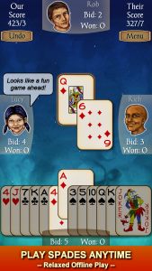 اسکرین شات 1 بازی Spades