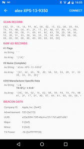 اسکرین شات 4 برنامه Bluetooth LE Scanner