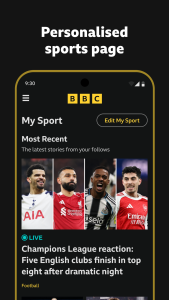 اسکرین شات 7 برنامه BBC Sport - News & Live Scores