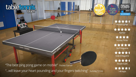 اسکرین شات 1 بازی Table Tennis Touch