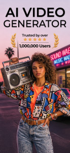 اسکرین شات 1 برنامه Umagic AI - AI Video Generator
