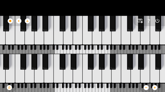 اسکرین شات 8 برنامه Mini Piano Lite