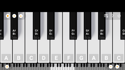 اسکرین شات 6 برنامه Mini Piano Lite