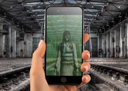 اسکرین شات 2 برنامه Ghost In Camera (scary prank)