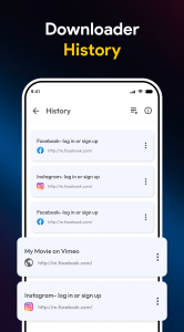اسکرین شات 7 برنامه Video Downloader: Video Saver