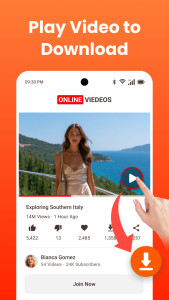 اسکرین شات 4 برنامه Video downloader, download app