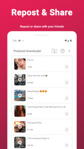 اسکرین شات 6 برنامه Video Downloader For Pinterest