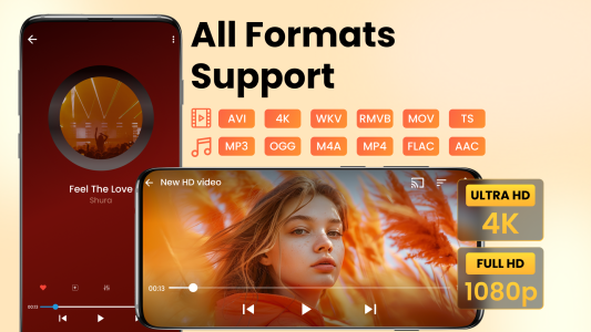 اسکرین شات 1 برنامه 4K Video Player & Downloader