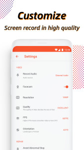 اسکرین شات 5 برنامه Screen Recorder - Vidma REC