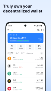 اسکرین شات 1 برنامه TokenPocket: Crypto & Bitcoin