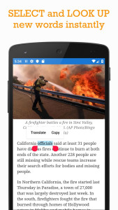 اسکرین شات 5 برنامه VOA Learning English - Practic