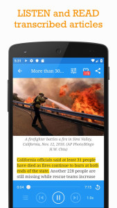 اسکرین شات 2 برنامه VOA Learning English - Practic