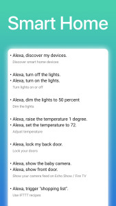 اسکرین شات 3 برنامه Commands for Alexa