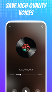 اسکرین شات 6 برنامه Voice Changer - Voice Effects