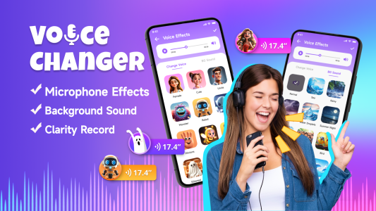 اسکرین شات 7 برنامه Voice Changer - Voice Effects