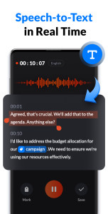 اسکرین شات 3 برنامه Voice Recorder & Voice Memos