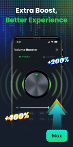 اسکرین شات 4 برنامه Volume Booster: Bass & EQ