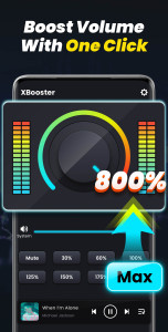 اسکرین شات 2 برنامه Volume Booster - Sound Booster