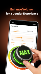 اسکرین شات 1 برنامه Volume Booster - Sound Booster