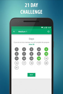 اسکرین شات 4 برنامه Abs workout  - 21 Day Fitness Challenge