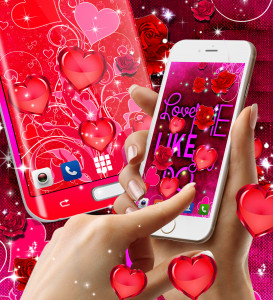 اسکرین شات 5 برنامه Red rose live wallpaper