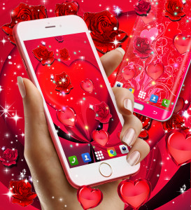 اسکرین شات 4 برنامه Red rose live wallpaper