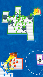 اسکرین شات 7 بازی War of Rafts: Crazy Sea Battle
