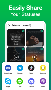 اسکرین شات 4 برنامه Save Status - Download Status