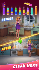 اسکرین شات 4 بازی Water Sort: Color Tube Puzzle