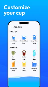اسکرین شات 3 برنامه Water Tracker: Water Reminder