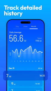 اسکرین شات 6 برنامه Water Tracker: Water Reminder