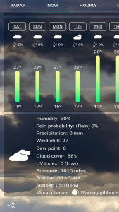 اسکرین شات 4 برنامه آب و هوا پلاس - رادار، بادسنج و...
