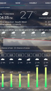 اسکرین شات 3 برنامه آب و هوا پلاس - رادار، بادسنج و...
