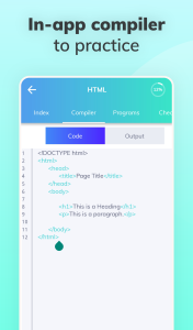 اسکرین شات 6 برنامه Learn Web Development