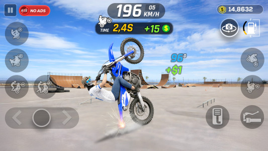 اسکرین شات 2 بازی Wheelie Master: Moto Ride 3D