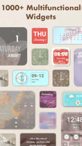 اسکرین شات 5 برنامه Widgets Art - Wallpaper, Theme