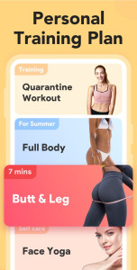 اسکرین شات 2 برنامه Workout for Women: Fit at Home
