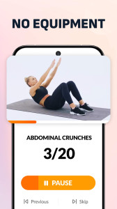 اسکرین شات 2 برنامه Workout for Women at home