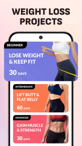 اسکرین شات 4 برنامه Workout for Women at home