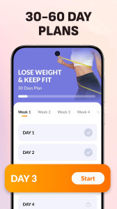 اسکرین شات 3 برنامه Workout for Women at home