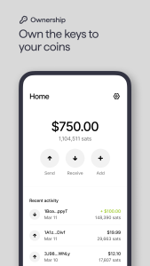 اسکرین شات 2 برنامه Bitkey - Bitcoin Wallet