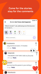 اسکرین شات 5 برنامه Wattpad - Read & Write Stories