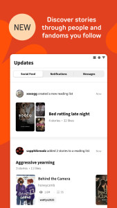 اسکرین شات 2 برنامه Wattpad - Read & Write Stories